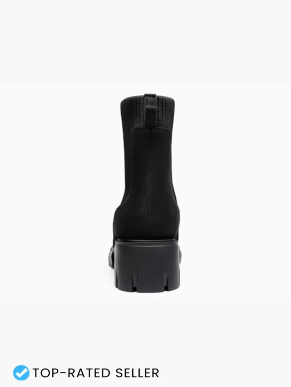 Chunky Platform Ankle Boots Chelsea Lug Sole Non-Slip Combat Booties